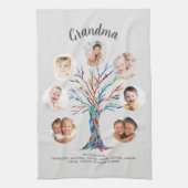 Oma foto aandenken theedoek (Verticaal)