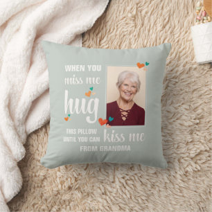 Oma foto ALS JE ME MIST, KNUFFEL HIERME Kussen
