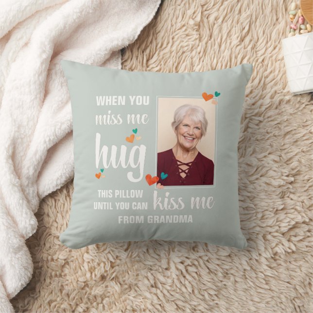 Oma foto ALS JE ME MIST, KNUFFEL HIERME Kussen (Deken)