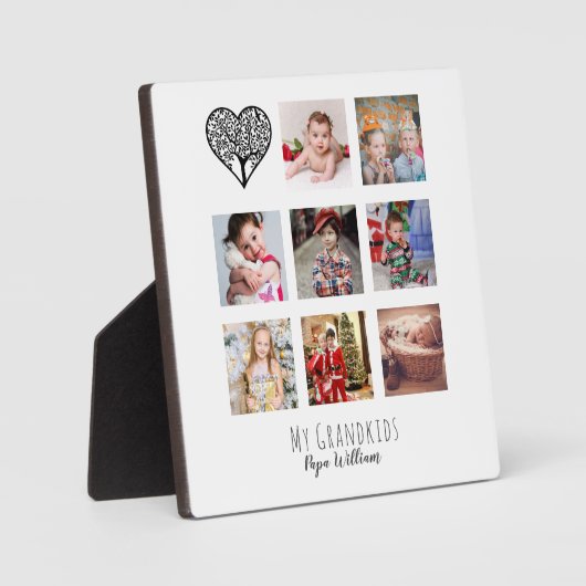 OMA FOTO COLLAGE CADEAU TROTS OPA FOTOPLAAT (Voorkant)