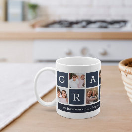 Oma Foto Collage & Grandchildren Names Koffiemok