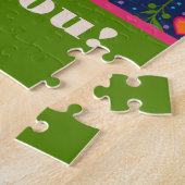 Oma Foto Folk Butterfly Flowers Custom Legpuzzel (Zijkant)