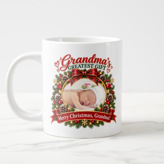 Oma Foto Kerst Mok (Links)