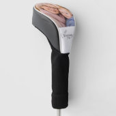 Oma Foto Opgericht Jaar Modern Golfheadcover (Schuin)