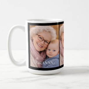 Oma Foto Opgericht Jaar Modern Hart Koffiemok