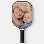 Oma Foto Opgericht Jaar Modern Pickleball Paddle (Voorkant)