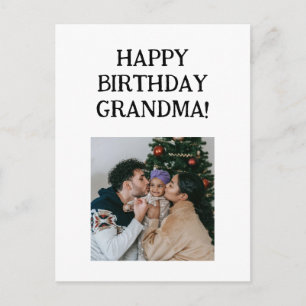 Oma Foto Persoonlijke Verjaardag Briefkaart