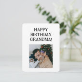 Oma Foto Verjaardag Persoonlijk (Staand voorkant)