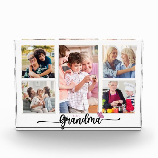 Oma Fotocollage met 5 foto's Grootmoeder (Voorkant)