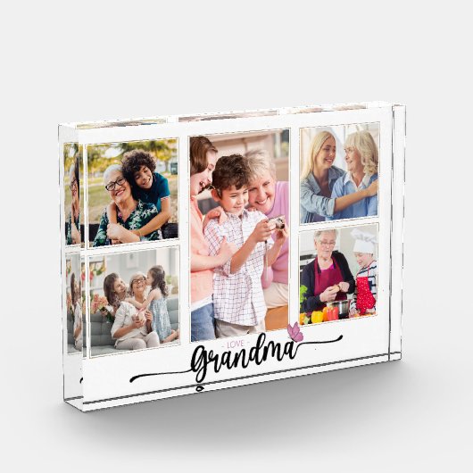 Oma Fotocollage met 5 foto's Grootmoeder (Links)