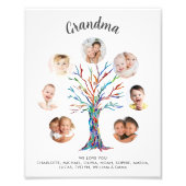 Oma Fotocollage Poster (Voorkant)