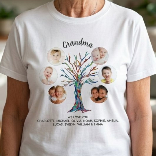Oma Fotocollage T-shirt