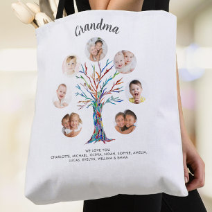 Oma Fotocollage Tote Bag