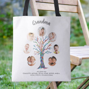 Oma Fotocollage Tote Bag