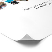 Oma Fotocollage Word Letter Knipsel Verjaardag Poster (Hoek)