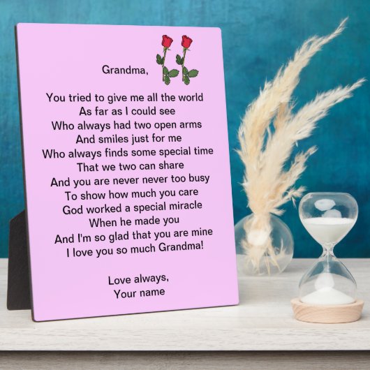 Oma - fotoplaat (Zijkant)