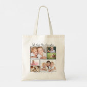 Oma foto's gepersonaliseerd tote bag (Achterkant)