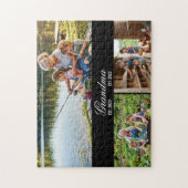 Oma Gedenkjaar Herinnering Fotocollage Legpuzzel (Verticaal)