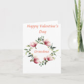 Oma Gefeliciteerd met Valentijnsdag Kaart (Voorkant)