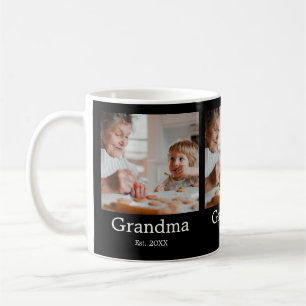 Oma Geregistreerd Zwart 3 Foto Cadeau Koffiemok