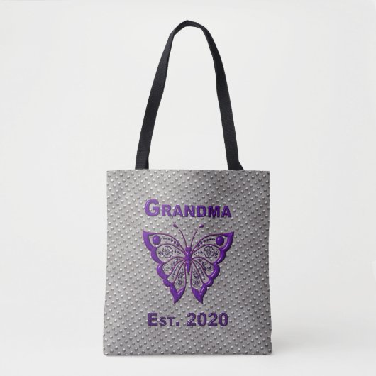 “Oma Gevestigd 2020” Tote Bag (Voorkant)