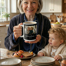 Oma Gevestigd Foto Wit Schrift Tekst