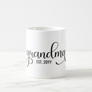 Oma gevestigd, Gigi Grandmoeder gifts Koffiemok