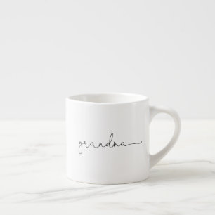 Oma gevestigd   Grandma Gift Espresso Kop