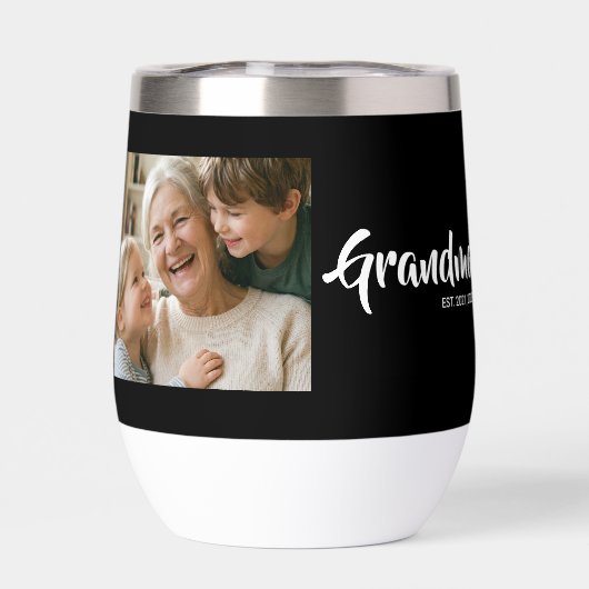 Oma Gevestigde Script Foto (Achterkant)