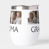 Oma Gevestigde Typografie Wit 3 Foto (Links)