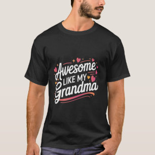 Oma Geweldig Net Als Mijn Opa T-shirt