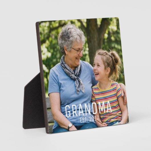 Oma Geword Foto  Fotoplaat (Voorkant)