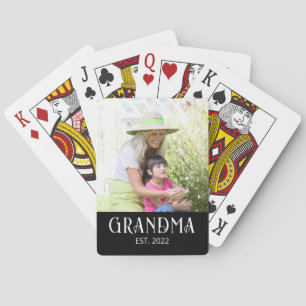 Oma Geword Foto  Pokerkaarten