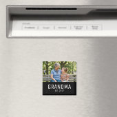 Oma geworden foto cadeau magneet (Insitu (Vaatwasser))