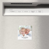 Oma geworden foto cadeau magneet (Insitu (Vaatwasser))