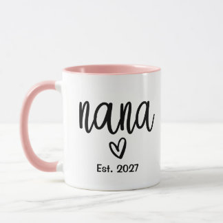 Oma geworden in 2027, Baby Aankondiging Mok