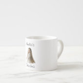 Oma Gift – Naam en foto van kleinkind - Espresso Kop (Voorkant rechts)