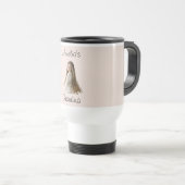 Oma Gift – Naam en foto van kleinkind - Reisbeker (Voorkant rechts)