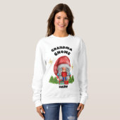 Oma Gnome Kerstsweatshirt Trui (Voorkant volledig)