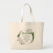 Oma Grandma Grandmoeder betekenis Grote Tote Bag (Voorkant)