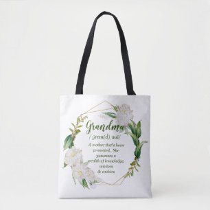 Oma Grandma Grandmoeder betekenis Tote Bag