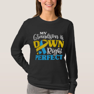 Oma Grandma of Down Syndrome Grandson Trisomy T-shirt