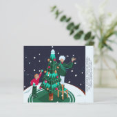 Oma Grandsom Decorting kerstboom Aangepast (Staand voorkant)