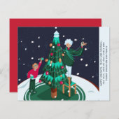 Oma Grandsom versiert kerstboom op maat (Voorkant / Achterkant)