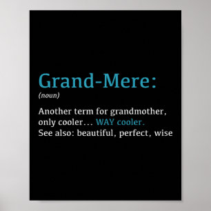 Oma_ Grappige Definitie Zelfstandig Naamwoord - An Poster