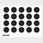 Oma_ Grappige Definitie Zelfstandig Naamwoord - An Ronde Sticker (Vel)