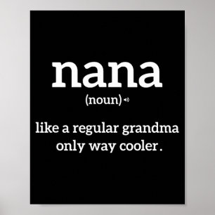 Oma Grappige Uitdrukking Nana Definitie Oma Aankon Poster