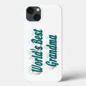 Oma groene typografie Case-Mate iPhone case (Achterkant)