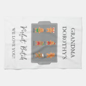 Oma Grootkinderen We houden van je Theedoek (Horizontaal)