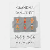 Oma Grootkinderen We houden van je Theedoek (Verticaal)